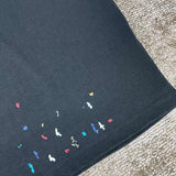 Close-up of Amiri t-shirt craftsmanship