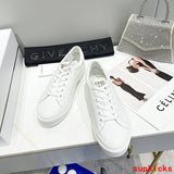 Givenchy White Loafer Flats - Front View
