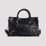 Balenciaga premium shoulder bags detail and craftsmanship close-up