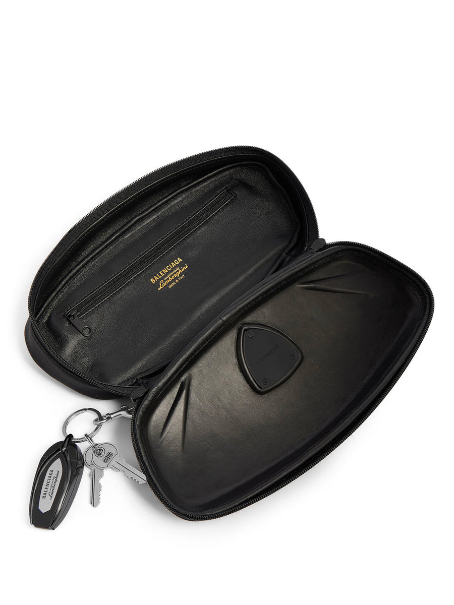Balenciaga Bags- BALENCIAGA Automobili Mini Clutch with Charms Luxury Designer Leather Handbag