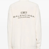 Close-up of Balenciaga jerseys & knitwear hardware and fine stitching