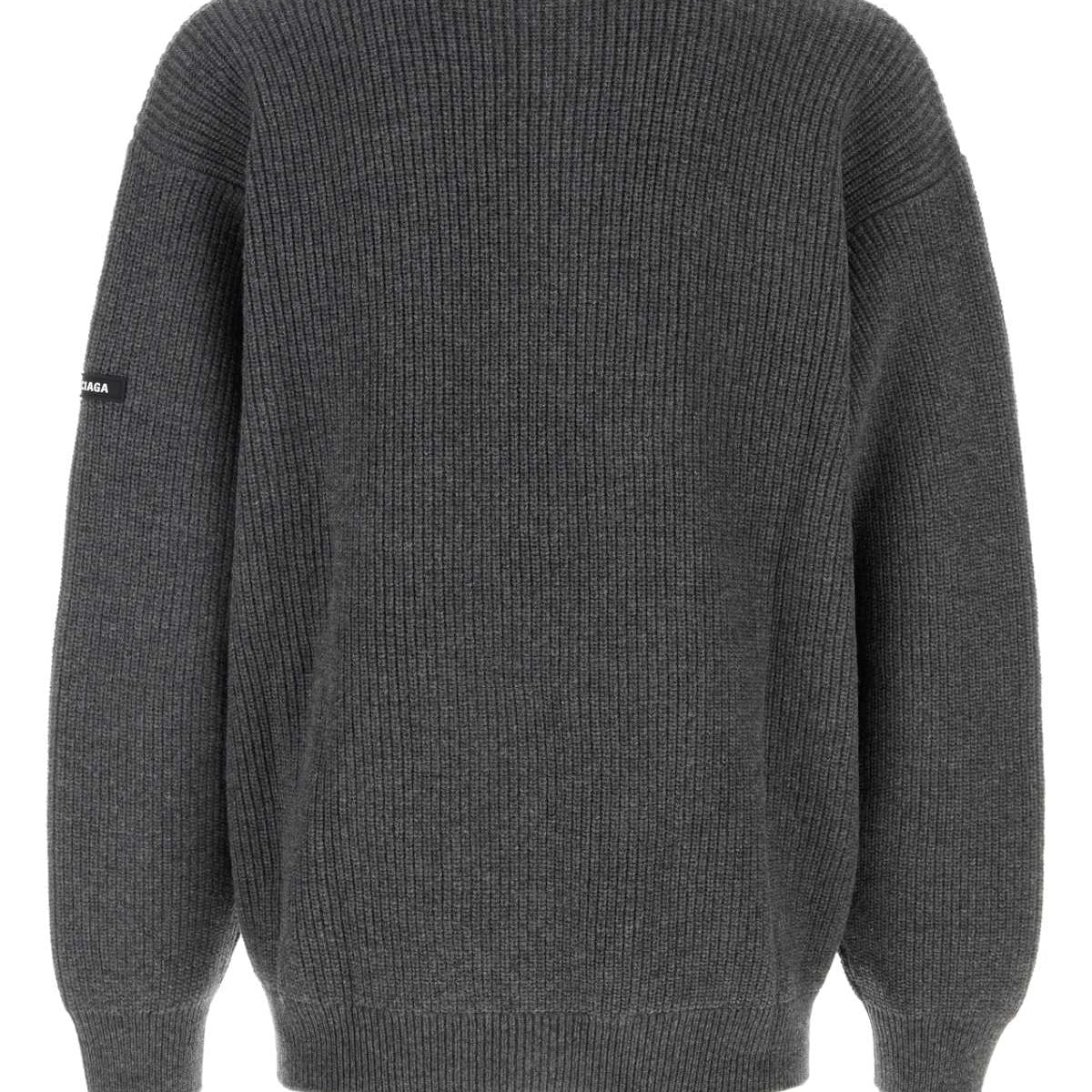 Balenciaga Sweaters? BALENCIAGA Wool Cardigan for Men - SS25 Collection Premium Casual Designer Knitwear