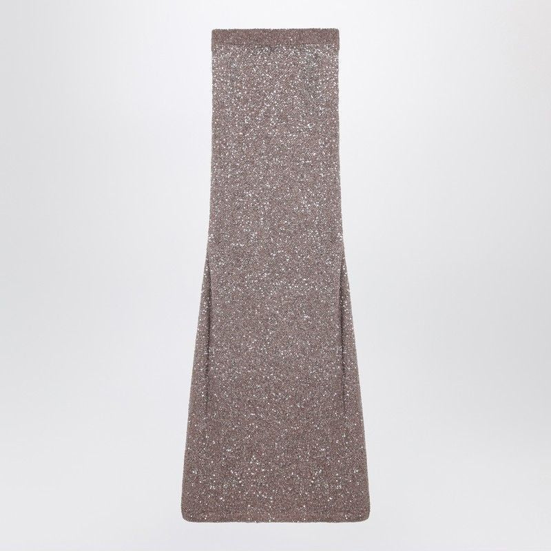 Balenciaga Skirts? BALENCIAGA Maxi Skirt with Sequins Elegant Designer Casual Skirt