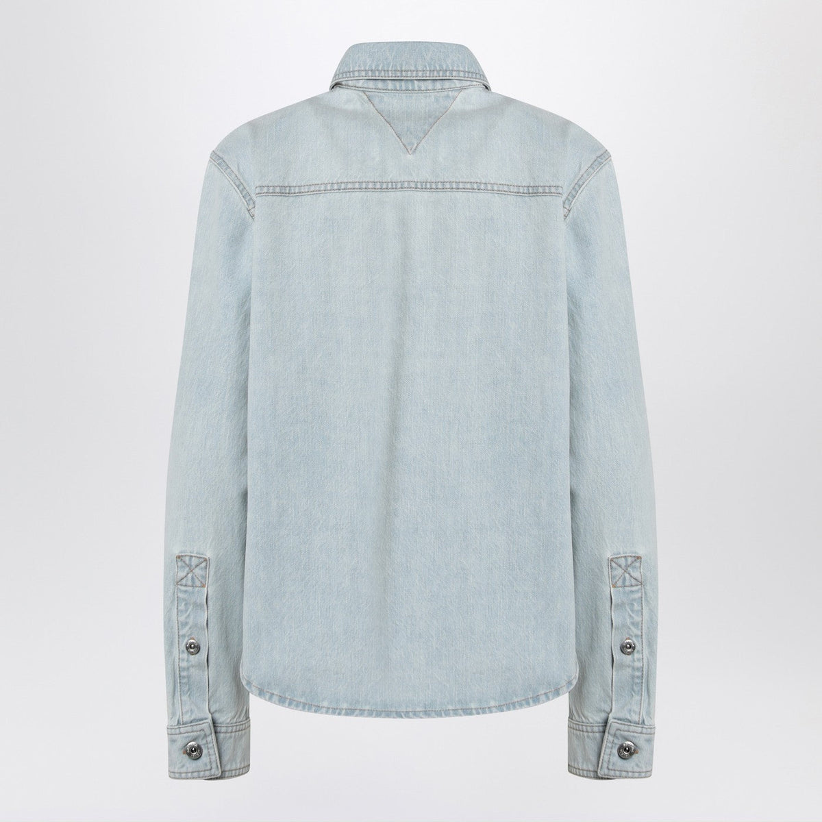 Bottega Veneta Tops? Bottega Veneta Women Light Blue Denim Shirt Extra Bleach Elegant Everyday Designer Top