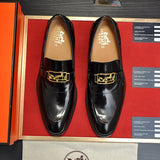 Hermes shoes Style 073 - angled studio shot