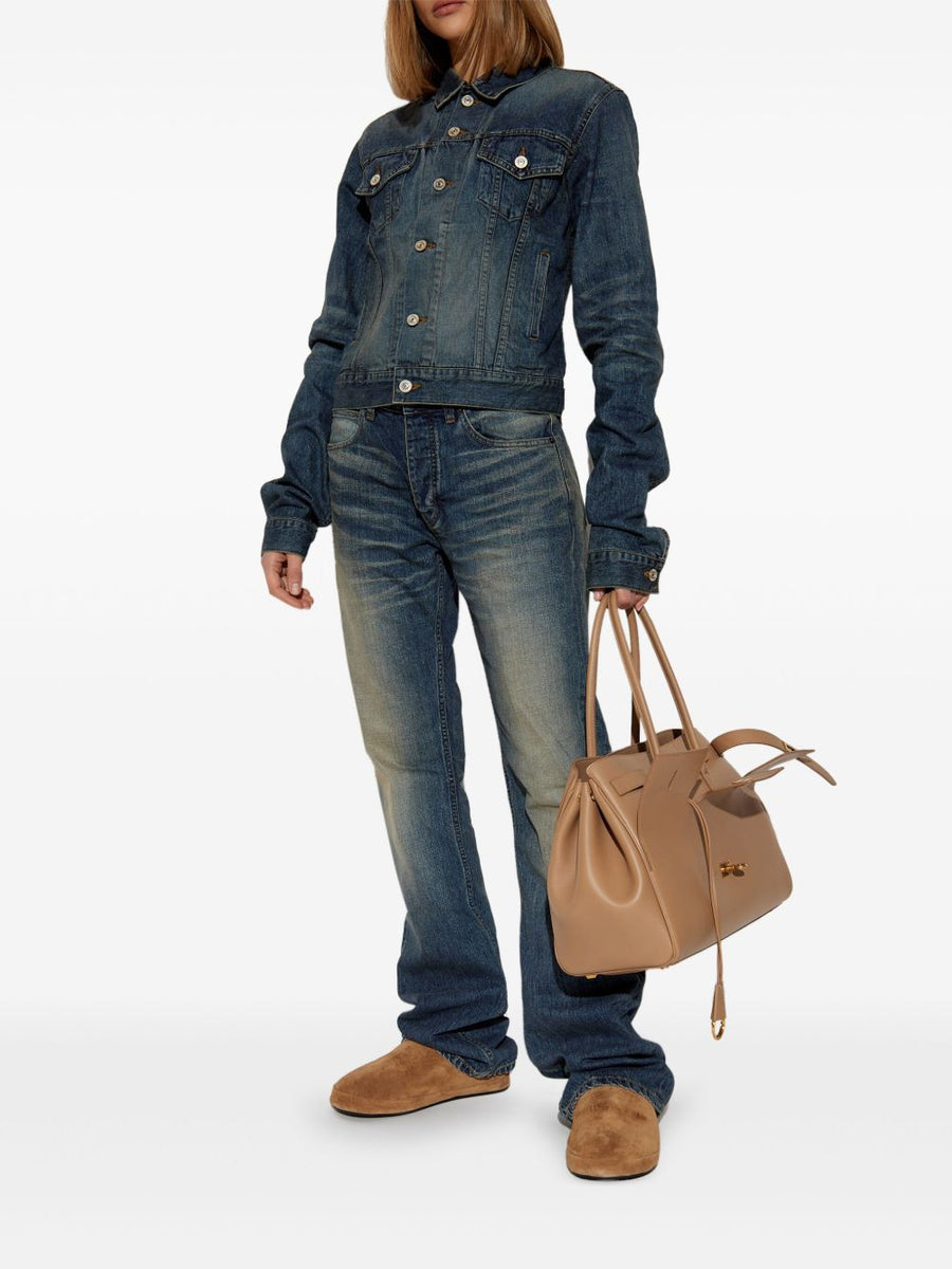 Balenciaga outerwear side profile designer luxury fashion