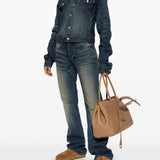 Balenciaga outerwear side profile designer luxury fashion