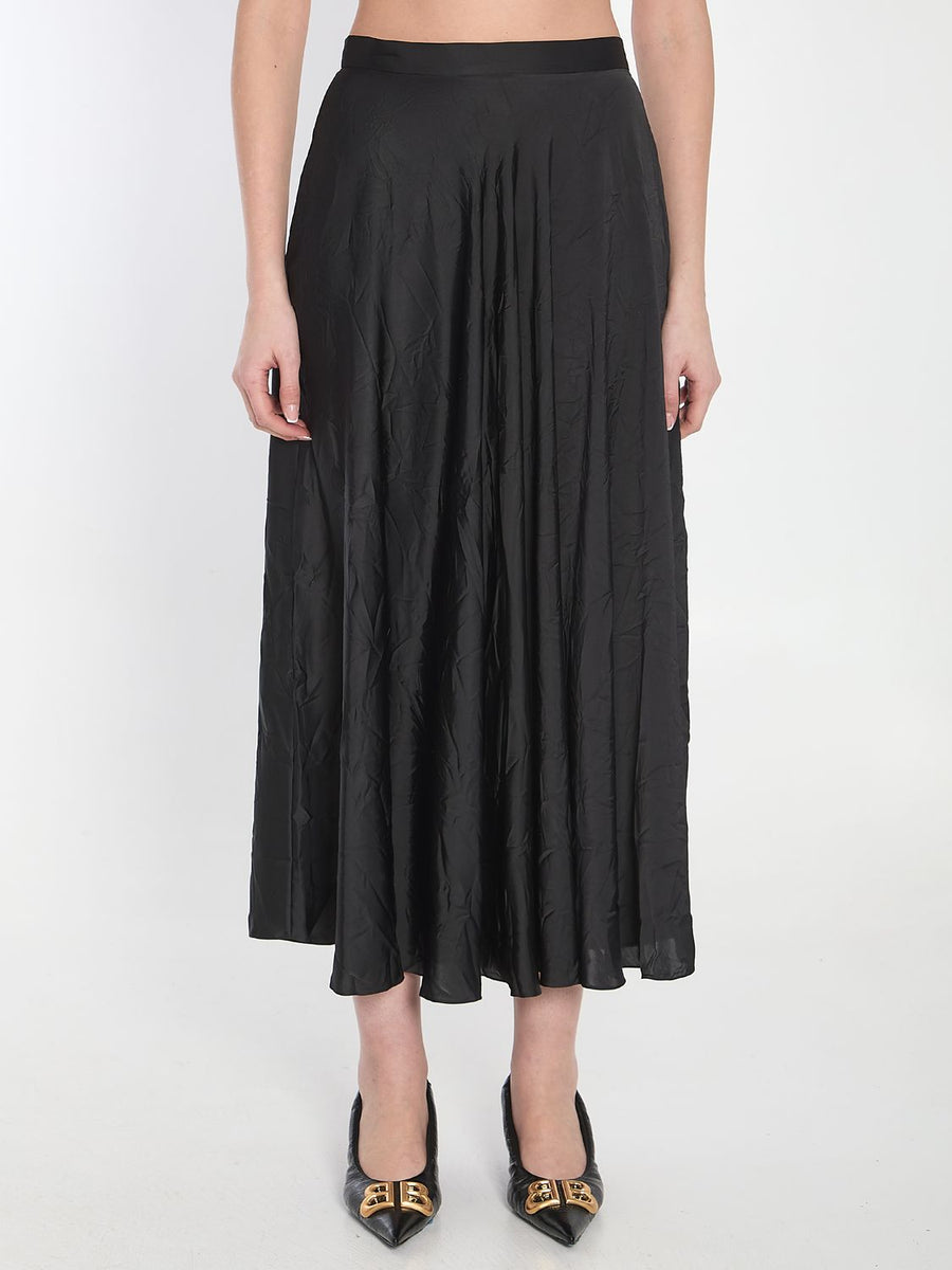 Balenciaga Skirts- BALENCIAGA Asymmetrical Midi Skirt Chic Everyday Designer Skirt