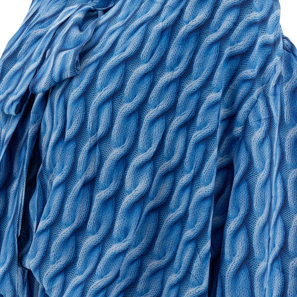 Close-up of Balenciaga dresses hardware and fine stitching