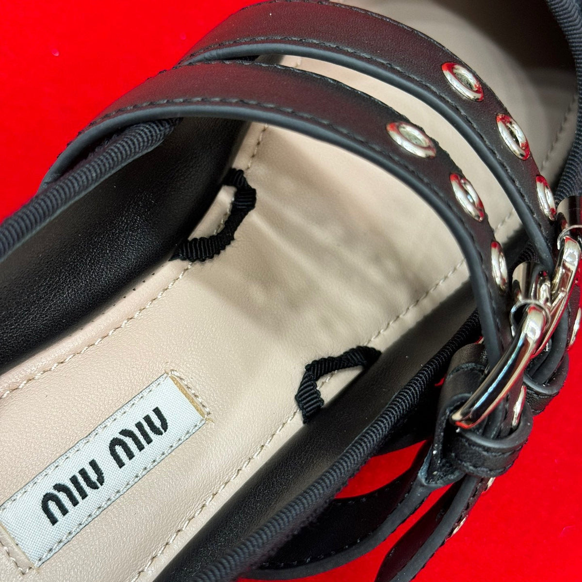 Shoes- Miu M Ballerina Flats Premium Designer Casual Shoes