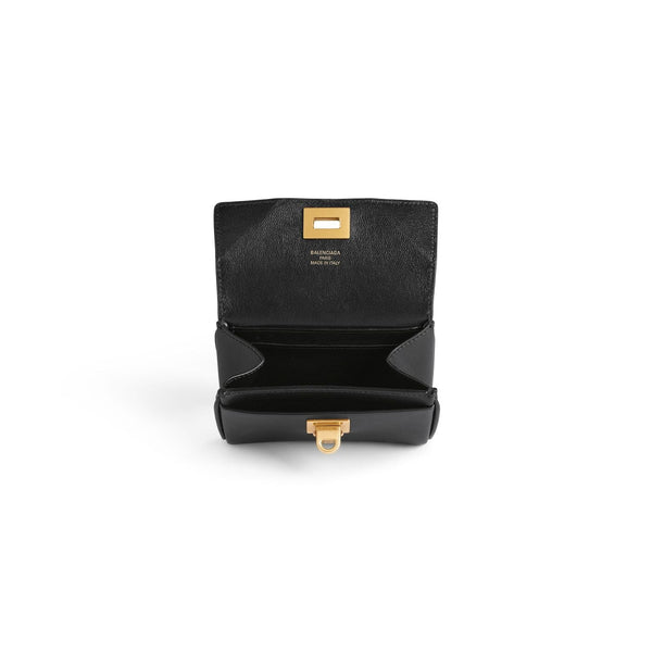Balenciaga premium small leather goods detail and craftsmanship close-up