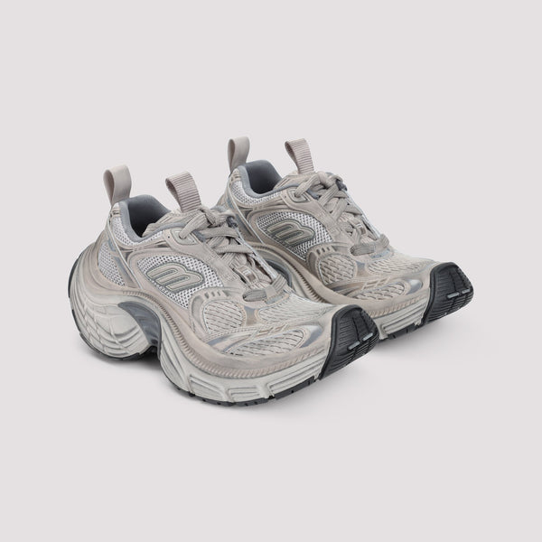Close-up of Balenciaga sneakers hardware and fine stitching