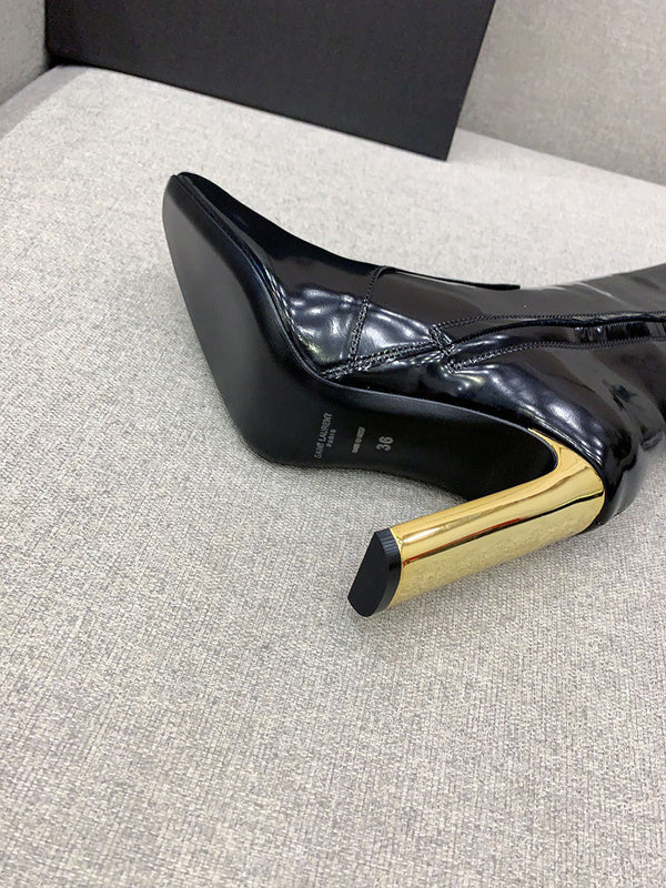 Saint Laurent shoes front view designer style