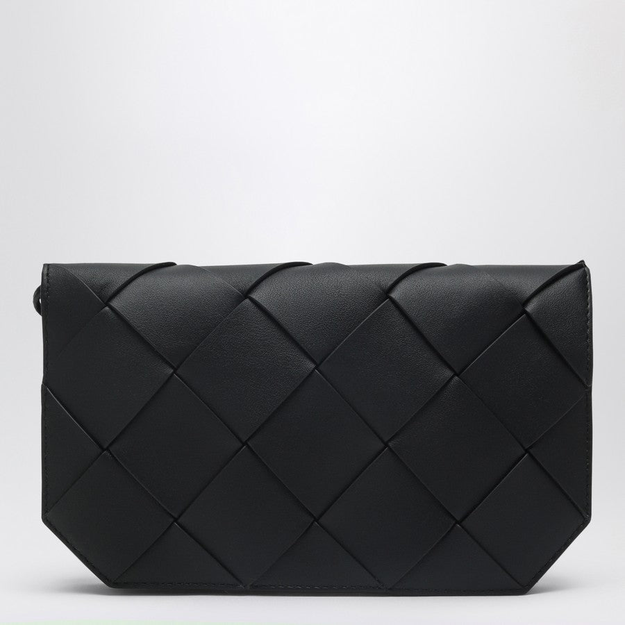 Bottega Veneta Wallets? Bottega Veneta Men Diago Long Wallet Black Brown Elegant Everyday Leather Wallet