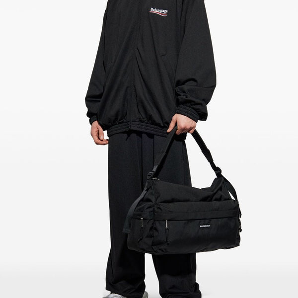 Balenciaga premium outerwear detail and craftsmanship close-up