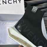 Givenchy White Loafer Flats - Side Profile View