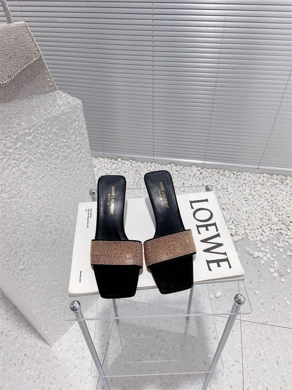 Saint Laurent luxury shoes detail shot