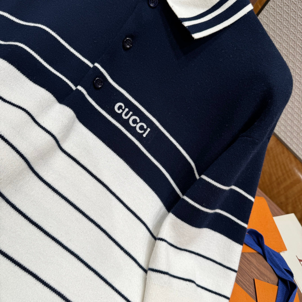 Gucci Polo Shirts- Gucci Polo Shirt Classic Designer Cotton Polo Shirt