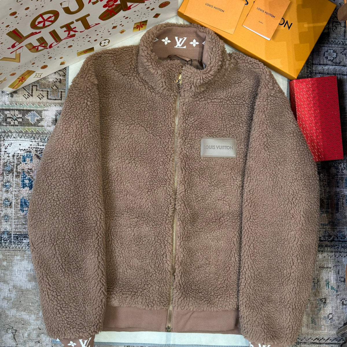 Louis Vuitton Jackets? Louis Vuitton Lou Zip Fleece Jacket Stylish Everyday Designer Outerwear