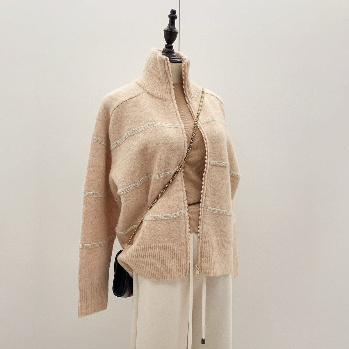 Brunello Cucinelli Zip Cardigan – luxury designer piece at Velouxe