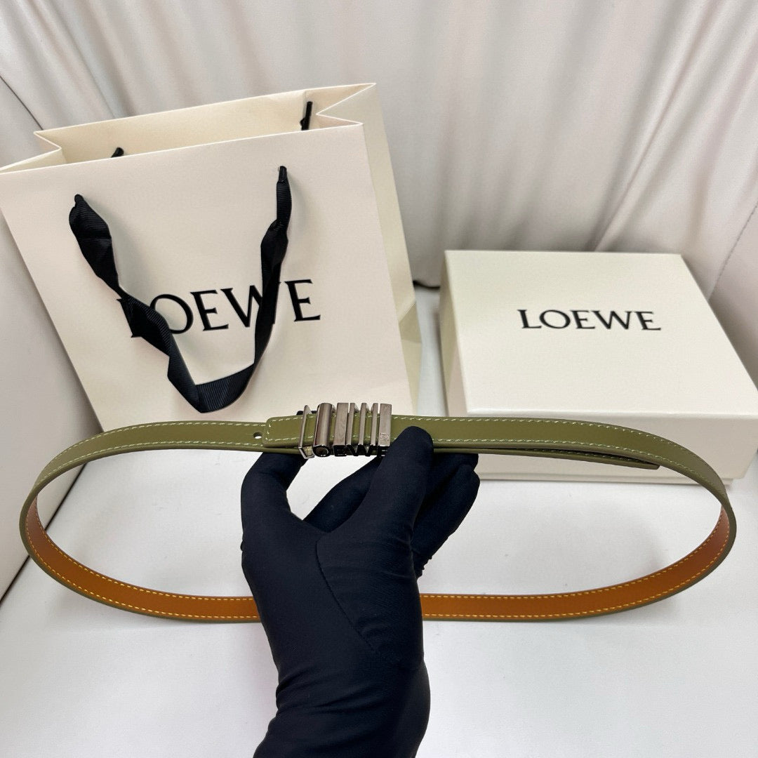 Belts- Loew Belt 1.5 Cm Premium Leather Designer Belt