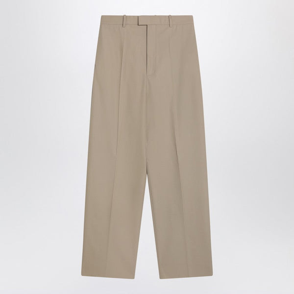 Bottega Veneta Pants? Bottega Veneta Men Straight-Leg Beige Trousers Premium Designer Casual Trousers