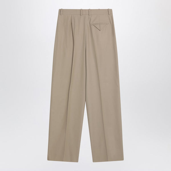 Bottega Veneta Pants? Bottega Veneta Men Straight-Leg Beige Trousers Premium Designer Casual Trousers