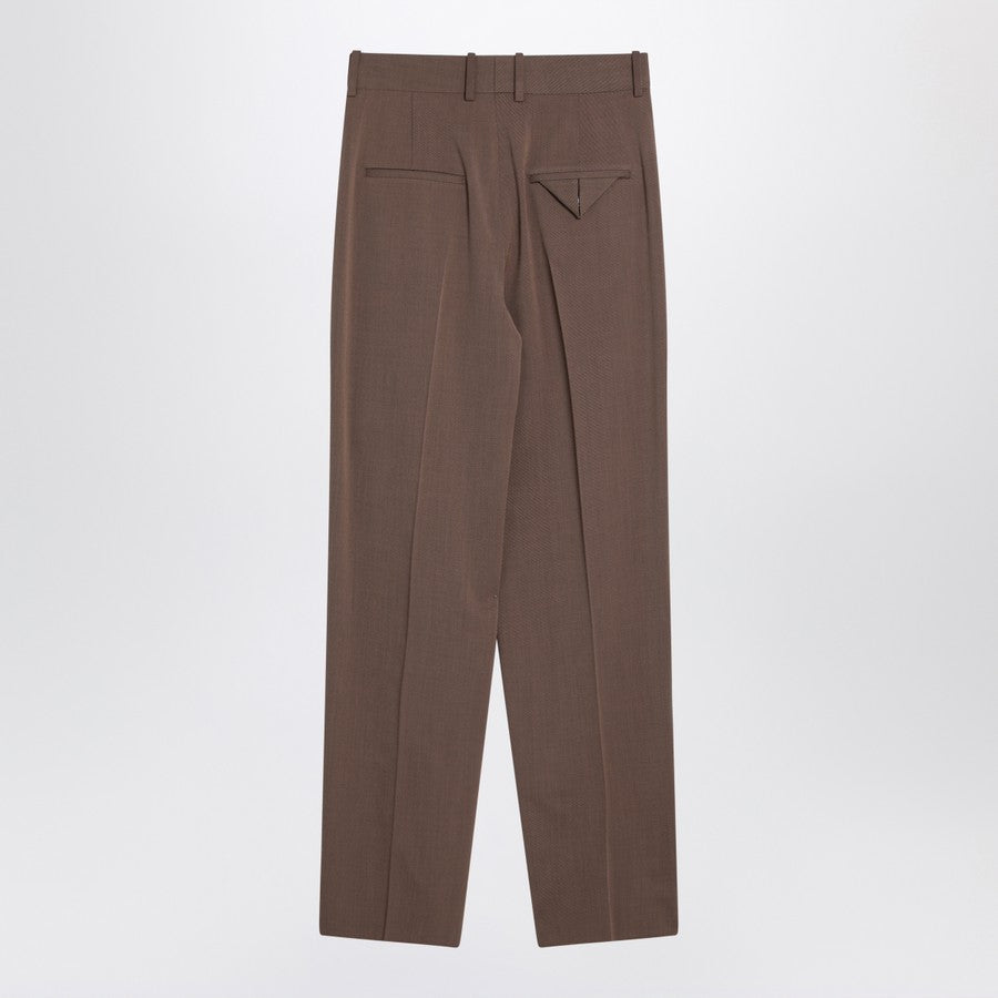 Bottega Veneta premium pants detail and craftsmanship close-up