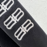 Close-up of Balenciaga designer clothing craftsmanship