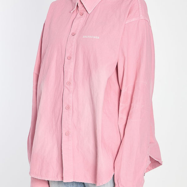 Balenciaga premium shirts detail and craftsmanship close-up