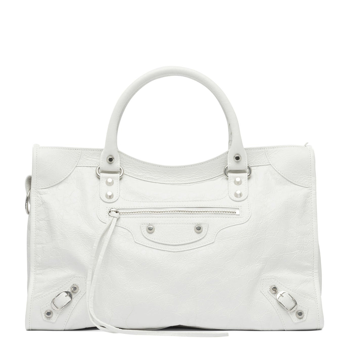 Balenciaga Bags- BALENCIAGA Luxe Lamb Leather Shoulder Handbag - Mini Luxury Designer Leather Handbag