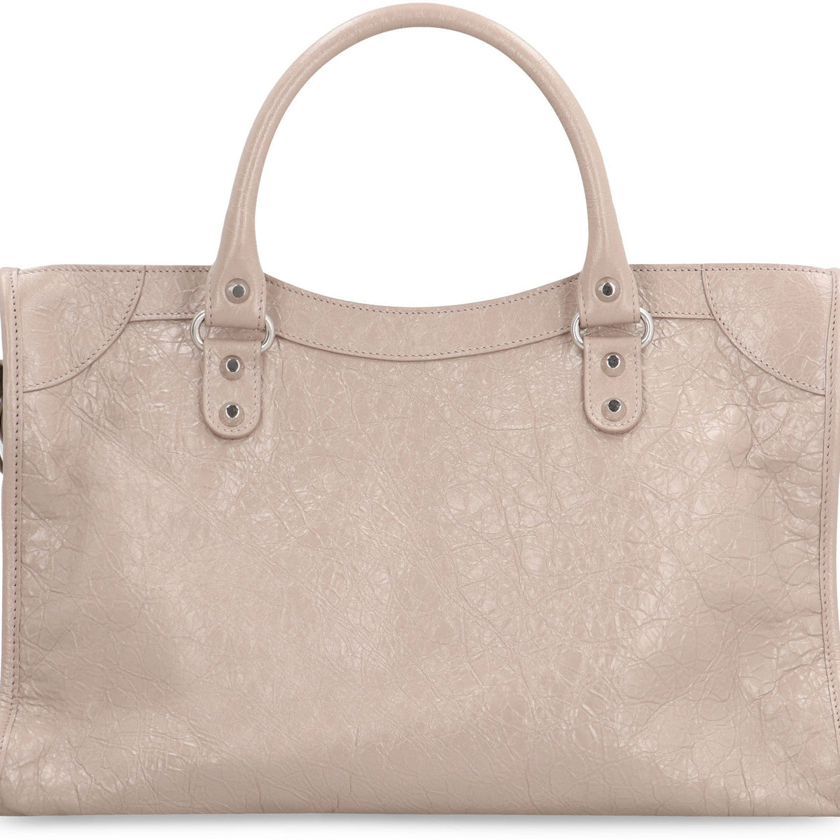 Balenciaga Bags- BALENCIAGA Grained Leather Le City Medium Handbag Luxury Designer Leather Handbag