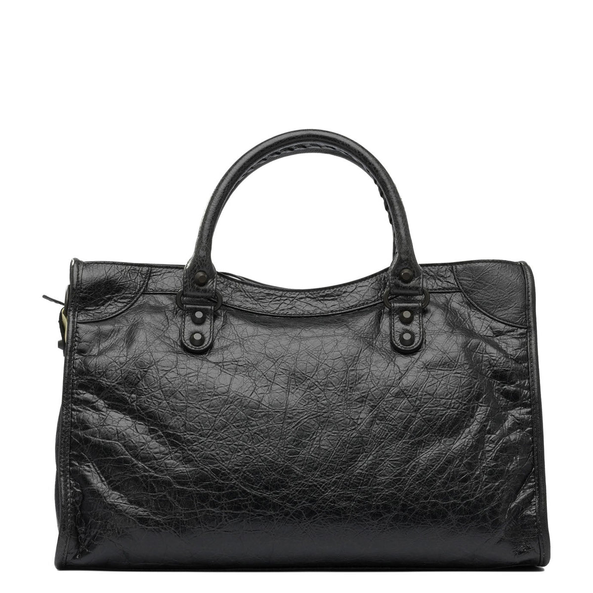 Balenciaga Bags? BALENCIAGA Leather Shoulder Handbag - Medium Size Premium Designer Shoulder Bag