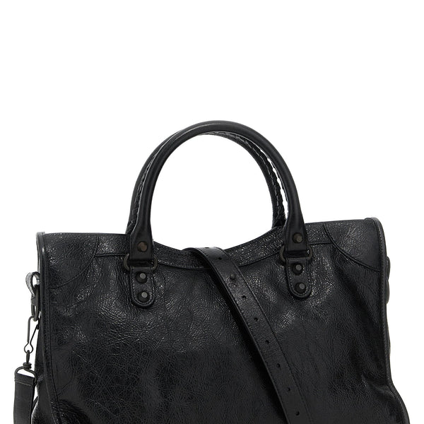 Balenciaga premium shoulder bags detail and craftsmanship close-up