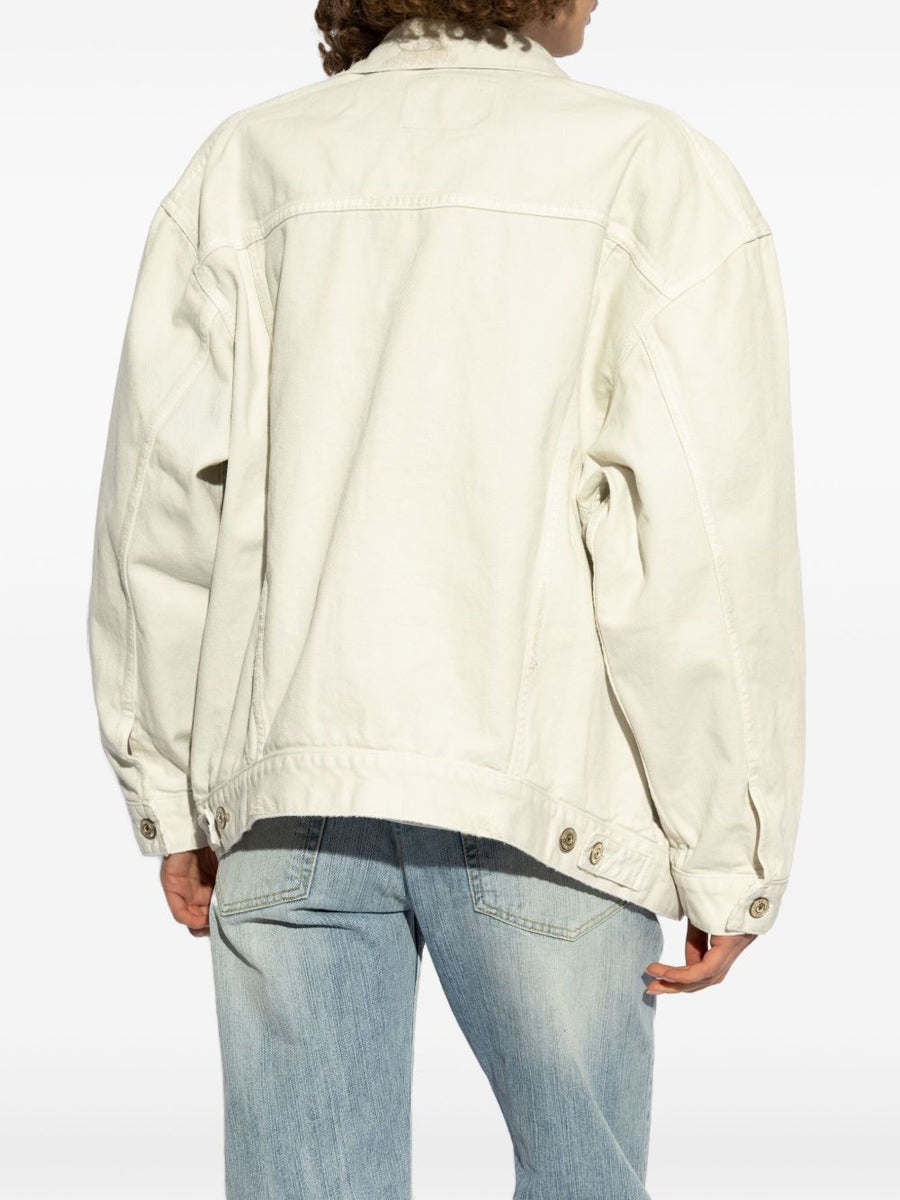 Balenciaga Jackets? BALENCIAGA Cotton Jacket with Front Button Fastening for Women Premium Casual Designer Jacket