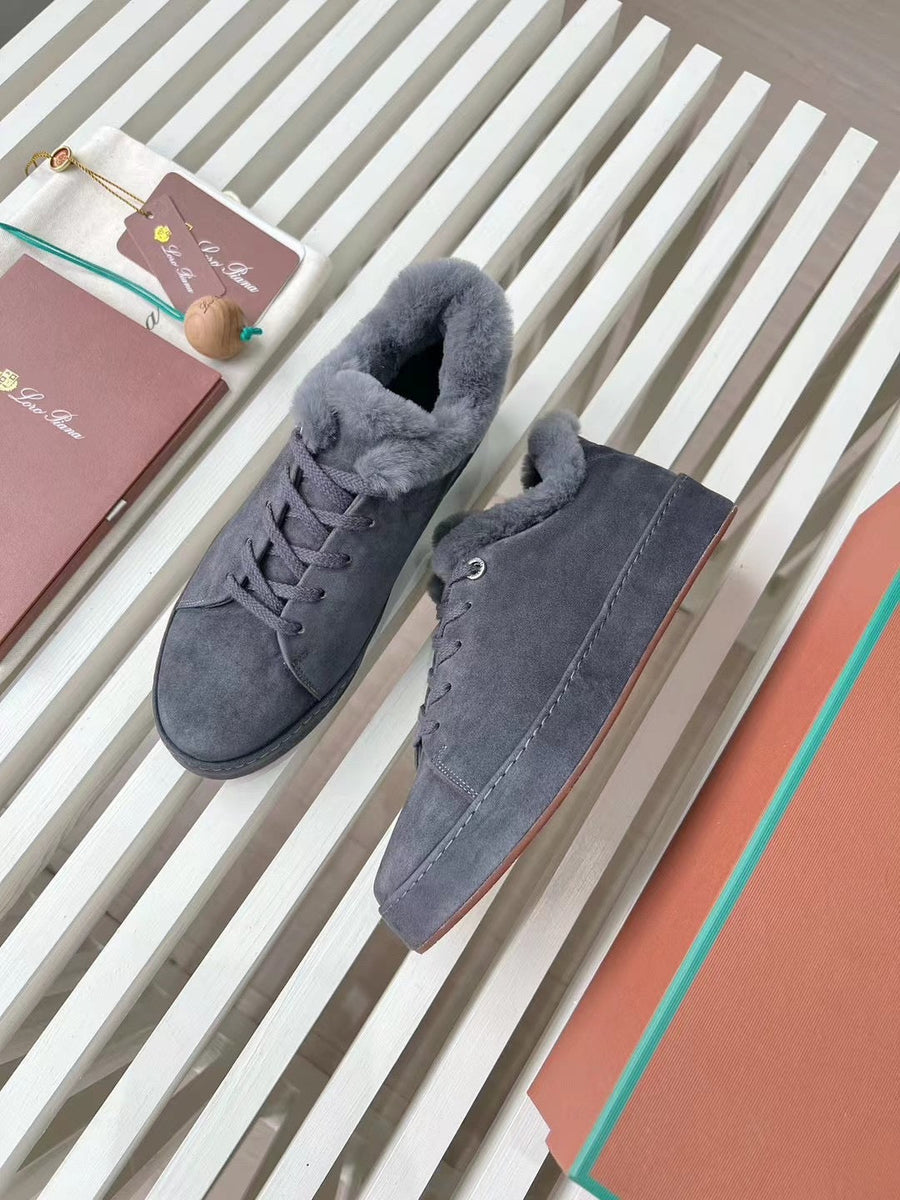Shoes- Loro P Fur Nuages Sneakers Comfortable Everyday Designer Shoes