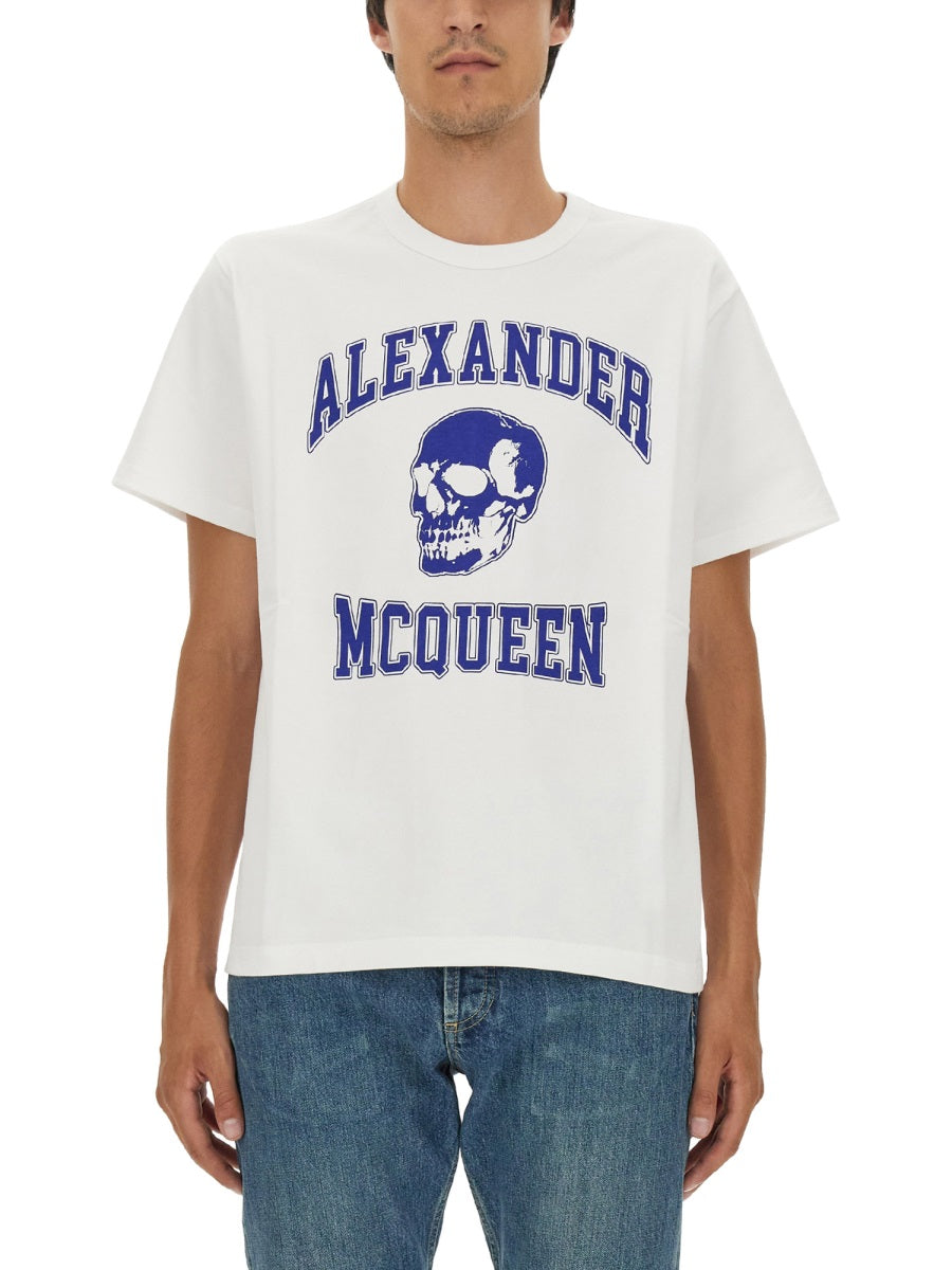 Alexander McQueen tee shirts luxury designer piece front view