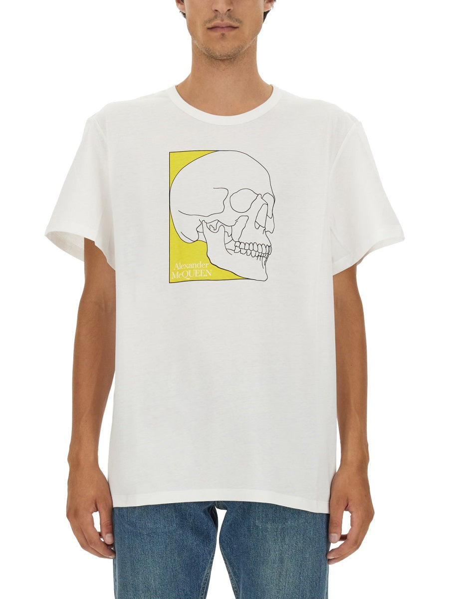 Alexander McQueen tee shirts luxury designer piece front view