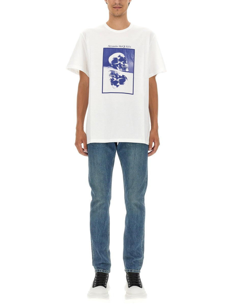 Alexander McQueen premium tee shirts detail and craftsmanship close-up