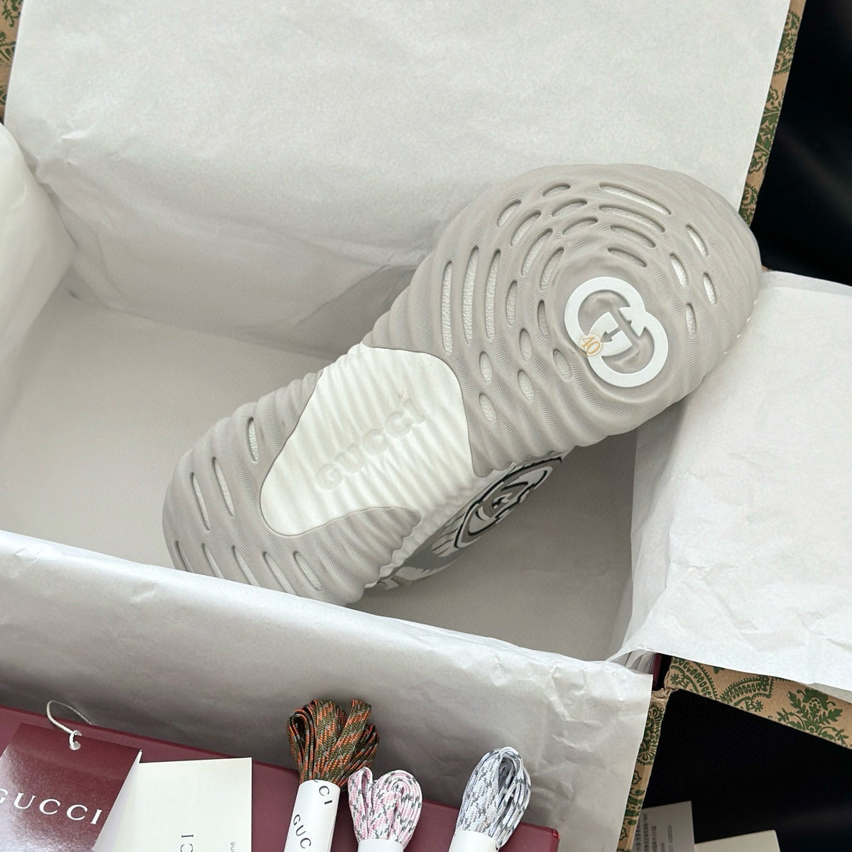 Gucci Shoes- Gucci Ripple Trainers Premium Designer Casual Shoes