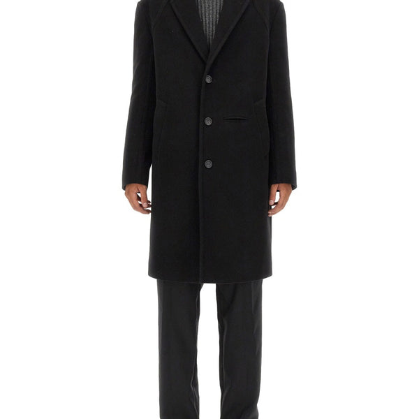 Alexander McQueen Jackets? Alexander Mcqueen Men Single-Breasted Coat Luxury Designer Outerwear Jacket