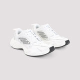Close-up of Balenciaga sneakers hardware and fine stitching