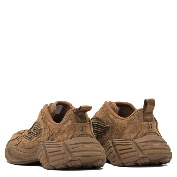 Close-up of Balenciaga sneakers hardware and fine stitching