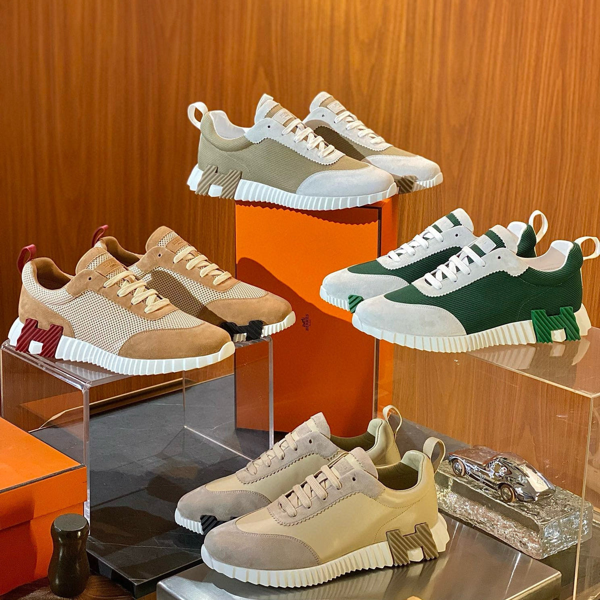 Shoes- Herm Bouncing Sneakers Comfortable Everyday Designer Shoes