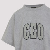 Close-up of Balenciaga t-shirts & tops hardware and fine stitching
