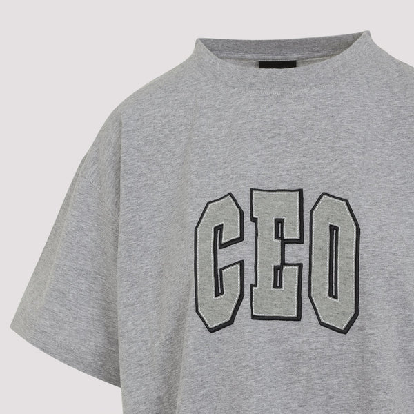 Close-up of Balenciaga t-shirts & tops hardware and fine stitching