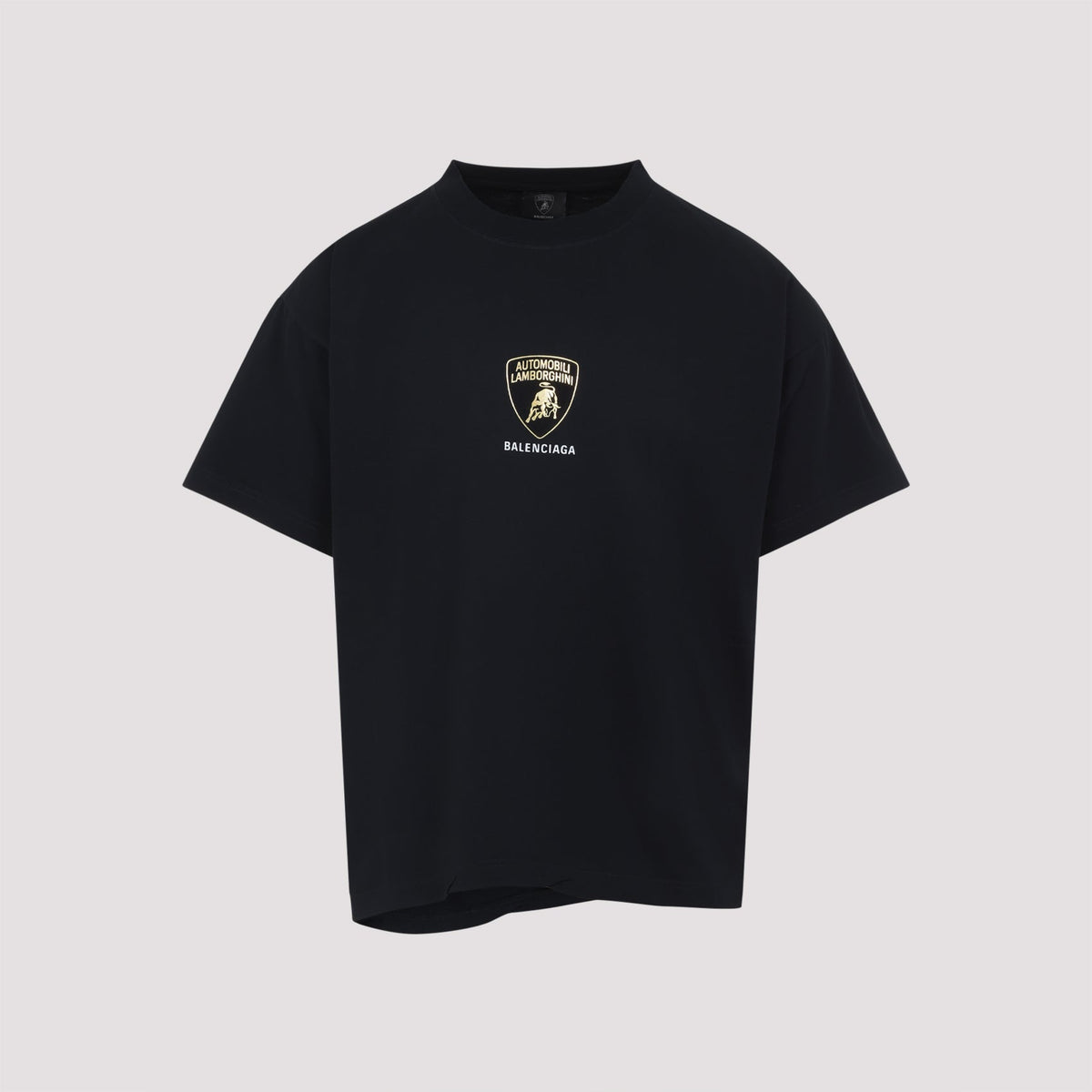 Balenciaga Polo Shirts? BALENCIAGA Men's Polo with Logo Automobili Lamborghini - FW25 Collection Premium Everyday Polo Shirt
