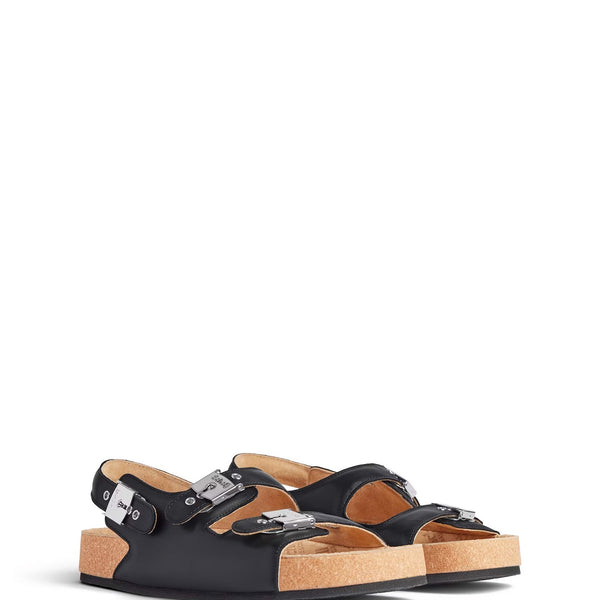 Balenciaga premium sandals detail and craftsmanship close-up