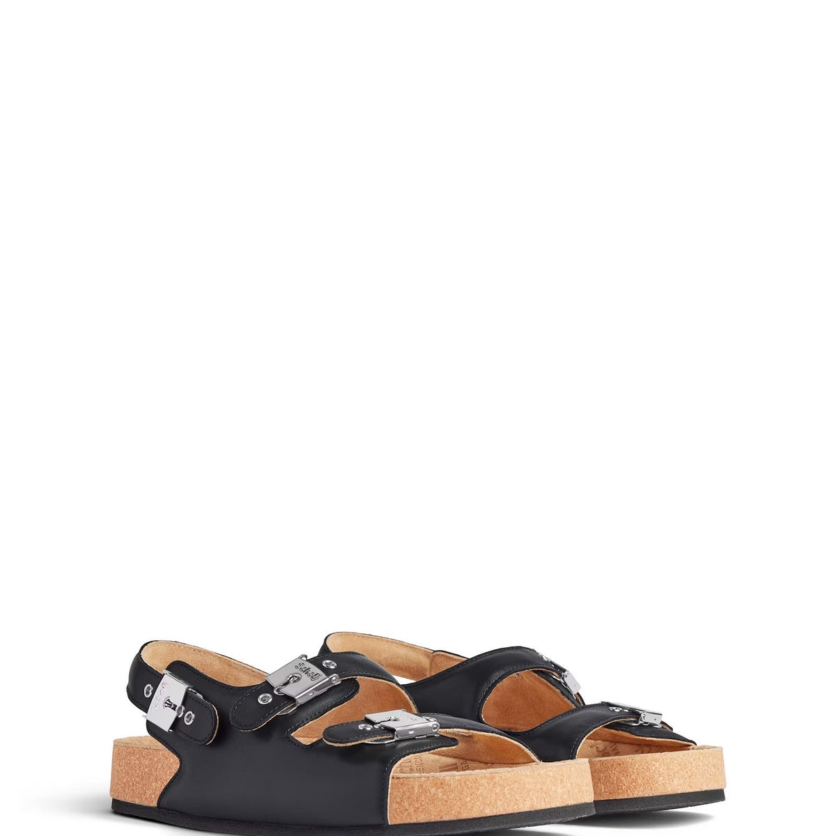 Balenciaga Shoes- BALENCIAGA Elegant 100% Leather Sandals for Women Luxury Lifestyle Designer Footwear