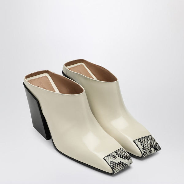 Bottega Veneta premium boots & booties detail and craftsmanship close-up